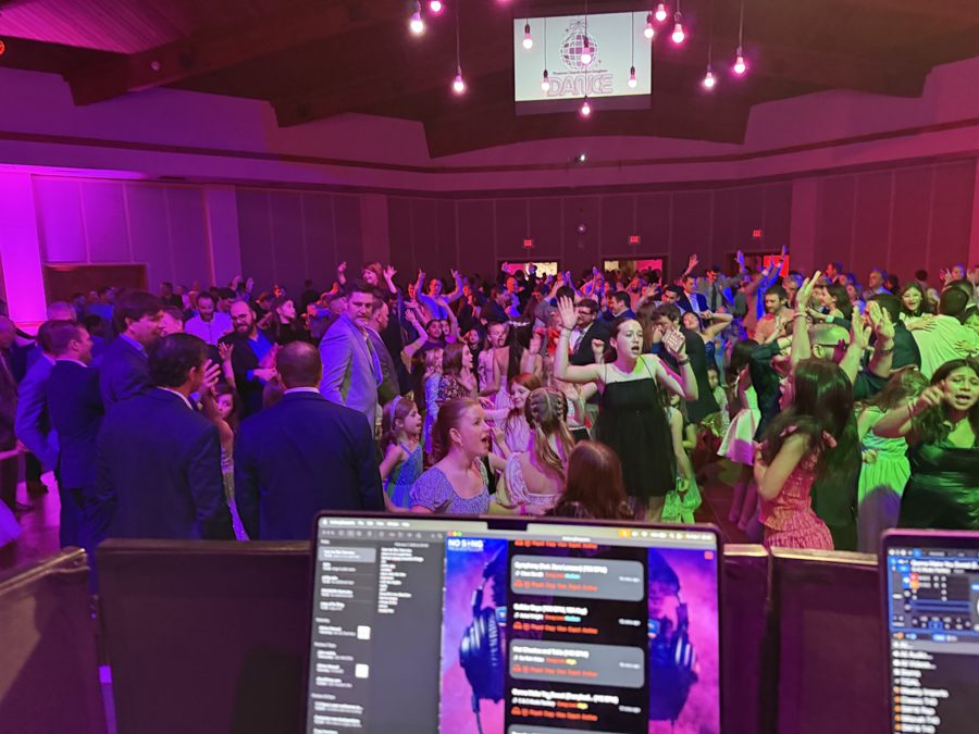 Crowd dancing at a fiveseven event