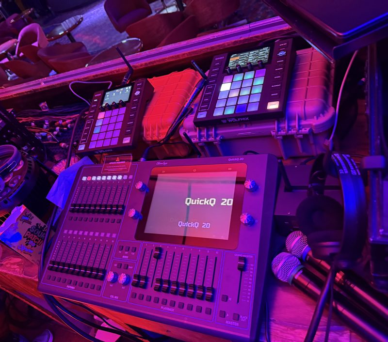 Lighting and DJ control console